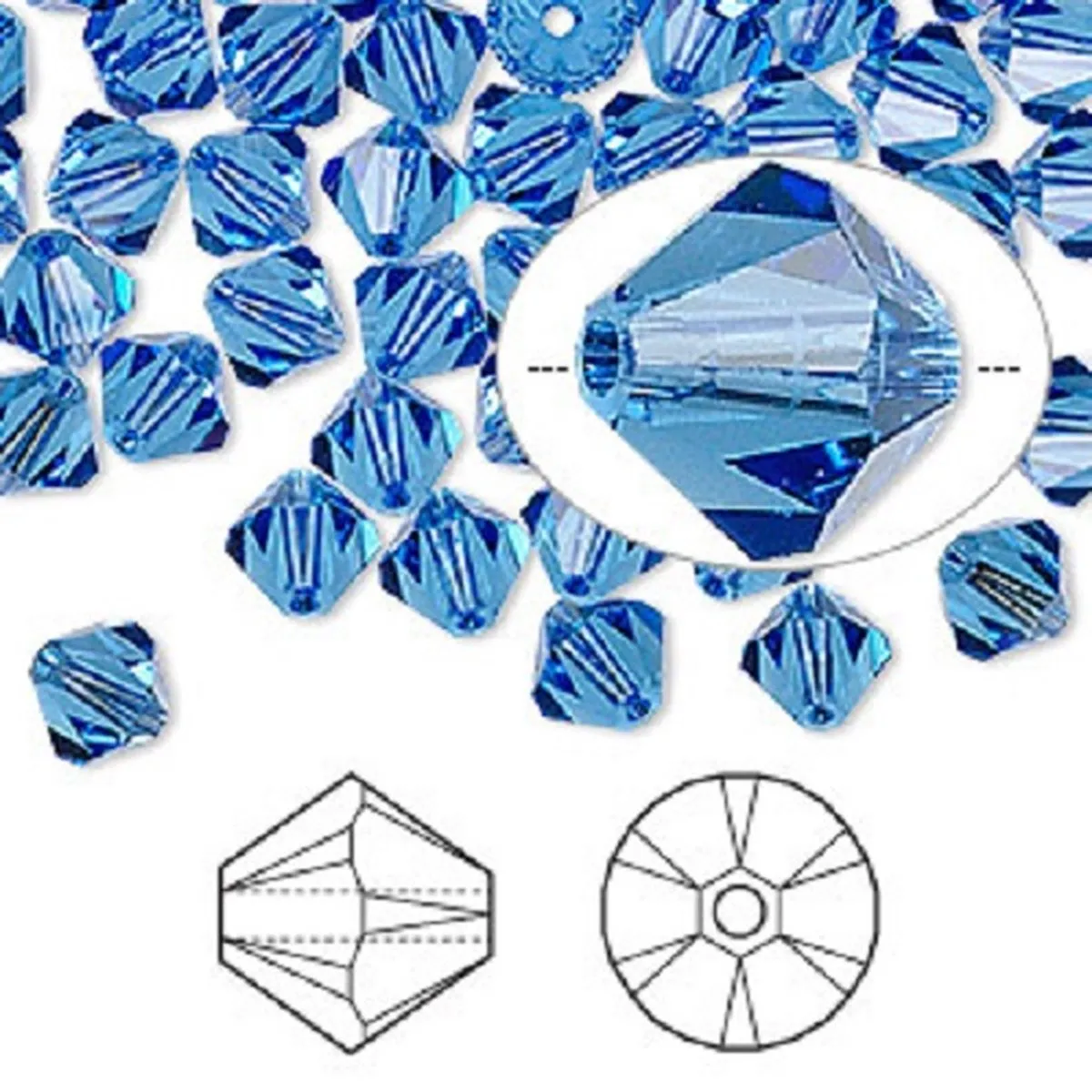 Swarovski Elements Xilion Bicone 5328