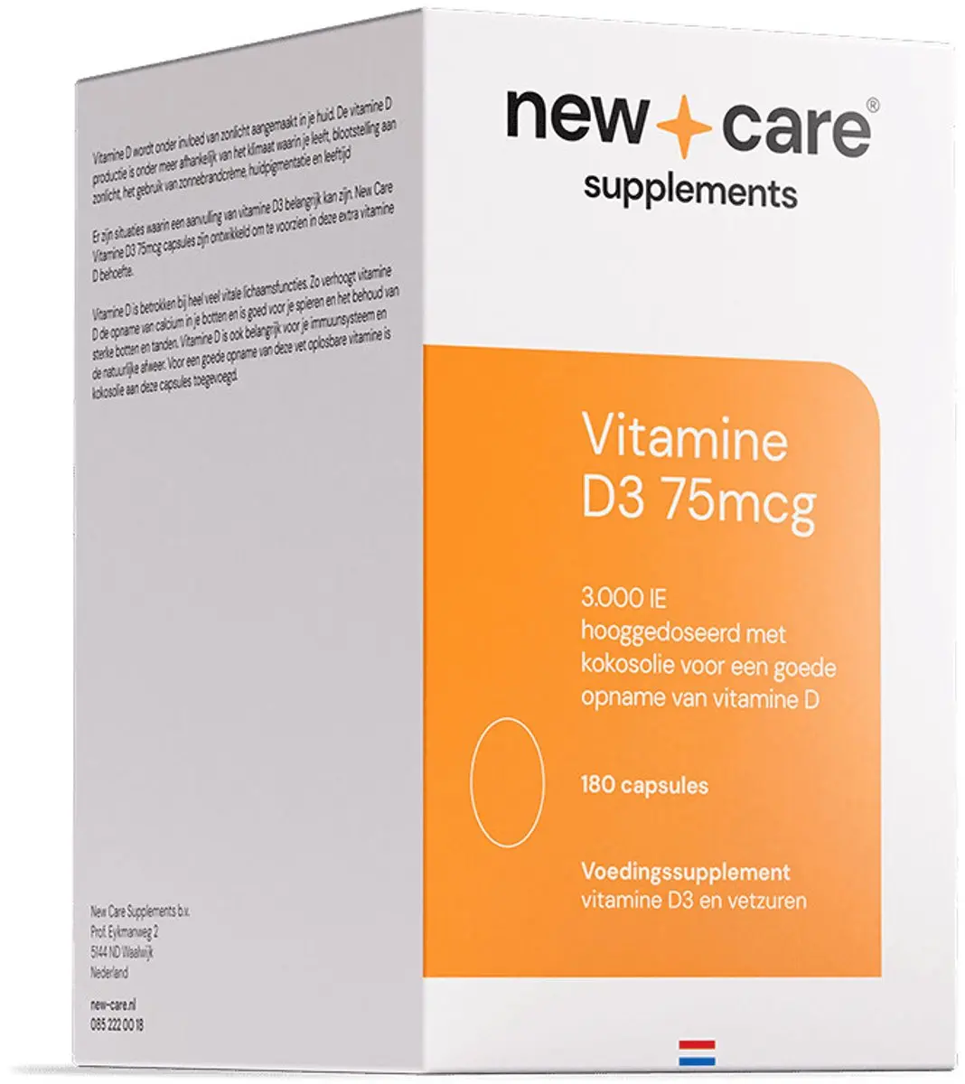 New Care Vitamine D3 75mcg