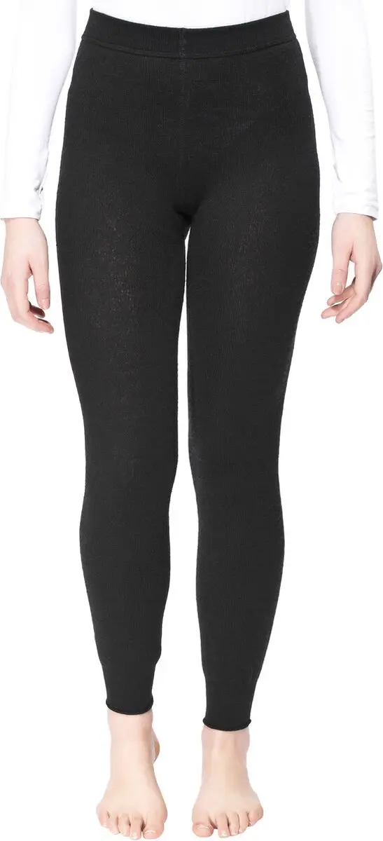 Woolpower Long John 200 merino ondergoed zwart Maat S