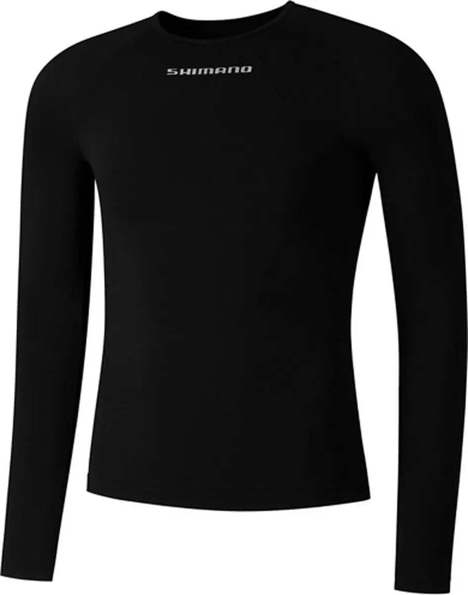 Shimano Vertex ondershirt heren lange mouwen zwart