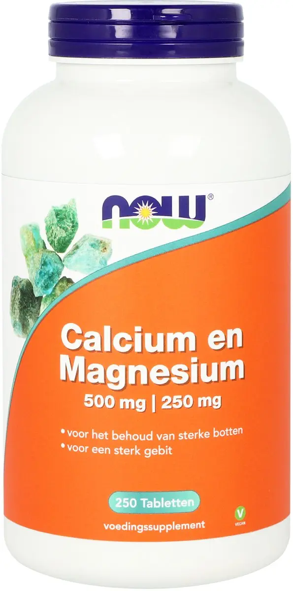 Now Foods Calcium & Magnesium 250 Tabletten
