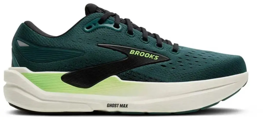 Brooks Ghost Max 3 Heren Hardloopschoenen - 41 - Groen - afbeelding 2 van 6