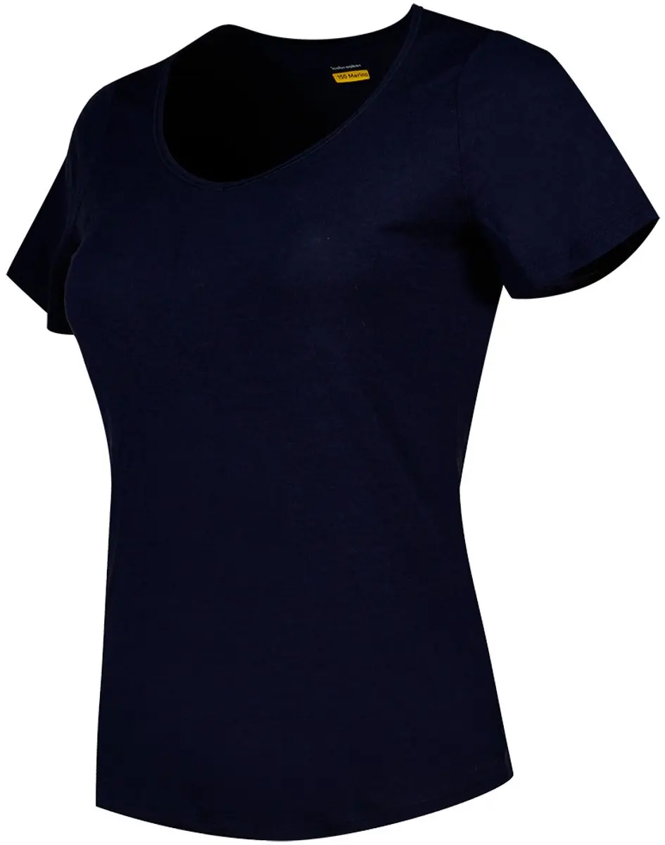 Icebreaker Siren SS Sweetheart Thermoshirt Dames - S - Midnight Navy