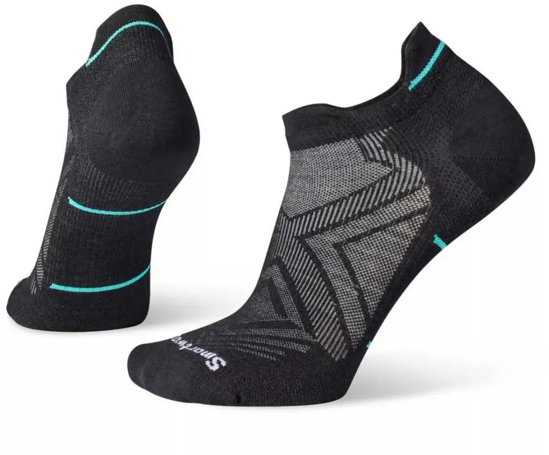 Smartwool Run Zero Cushion Low Ankle Sokken - Zwart