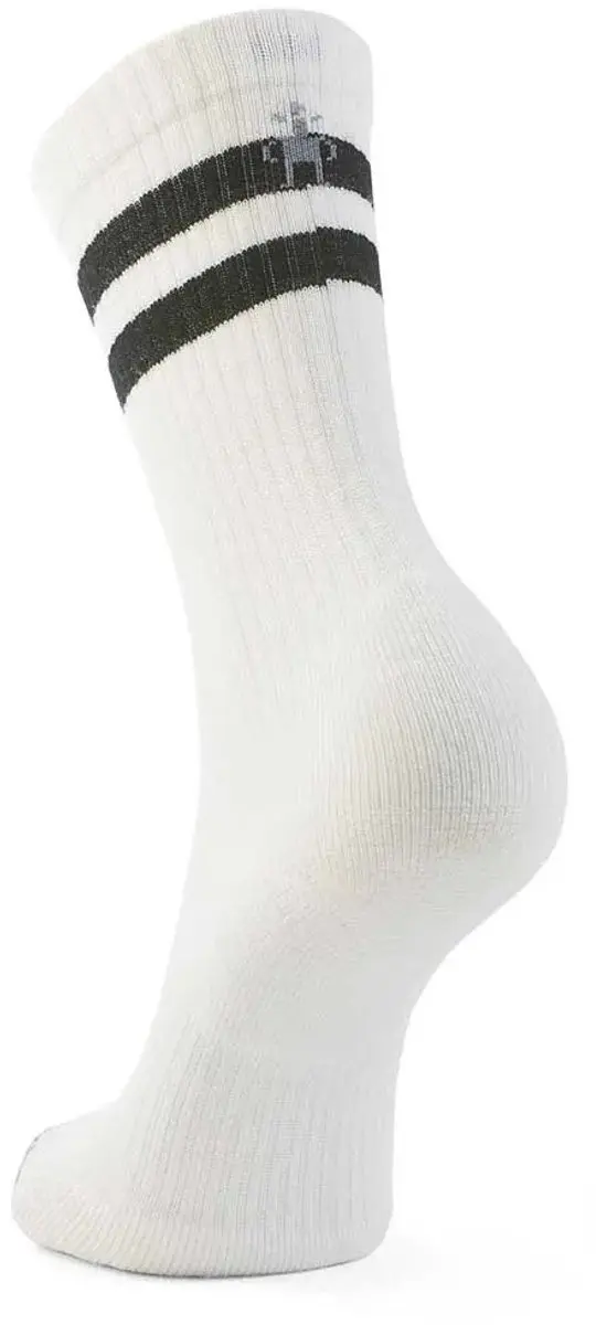 Smartwool Everyday Athletic Striped Crew Sokken Wit