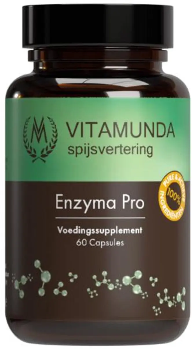 Vitamunda Enzyma Pro 60 Capsules - afbeelding 2 van 2