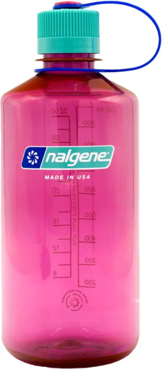 Nalgene Narrow-Mouth N2021-0232 Drinkfles 1L - Electric Magenta - afbeelding 6 van 6
