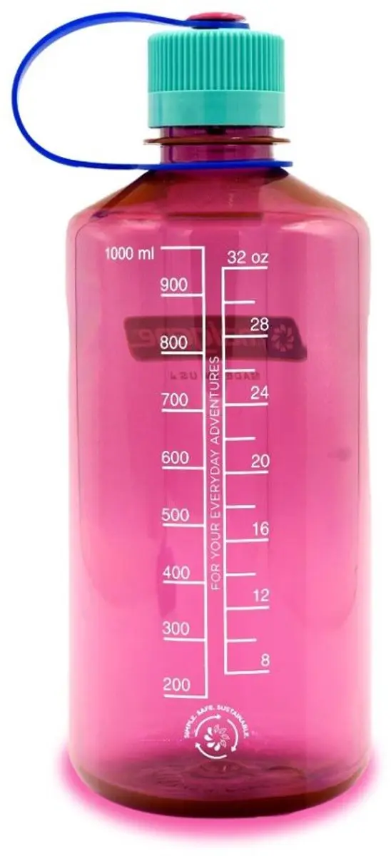 Nalgene Narrow-Mouth N2021-0232 Drinkfles 1L - Electric Magenta - afbeelding 4 van 6