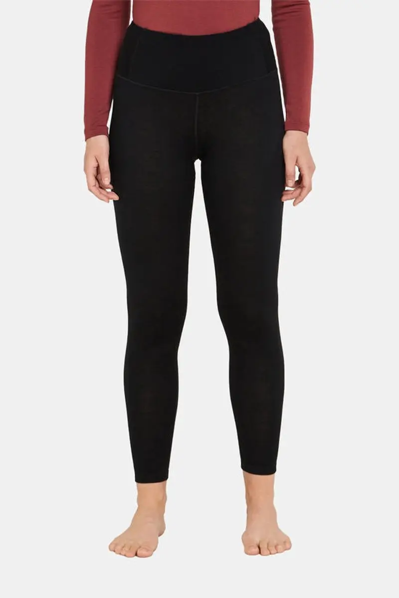 Icebreaker Merino 260 Tech High Rise Thermobroek Dames - XL - Zwart