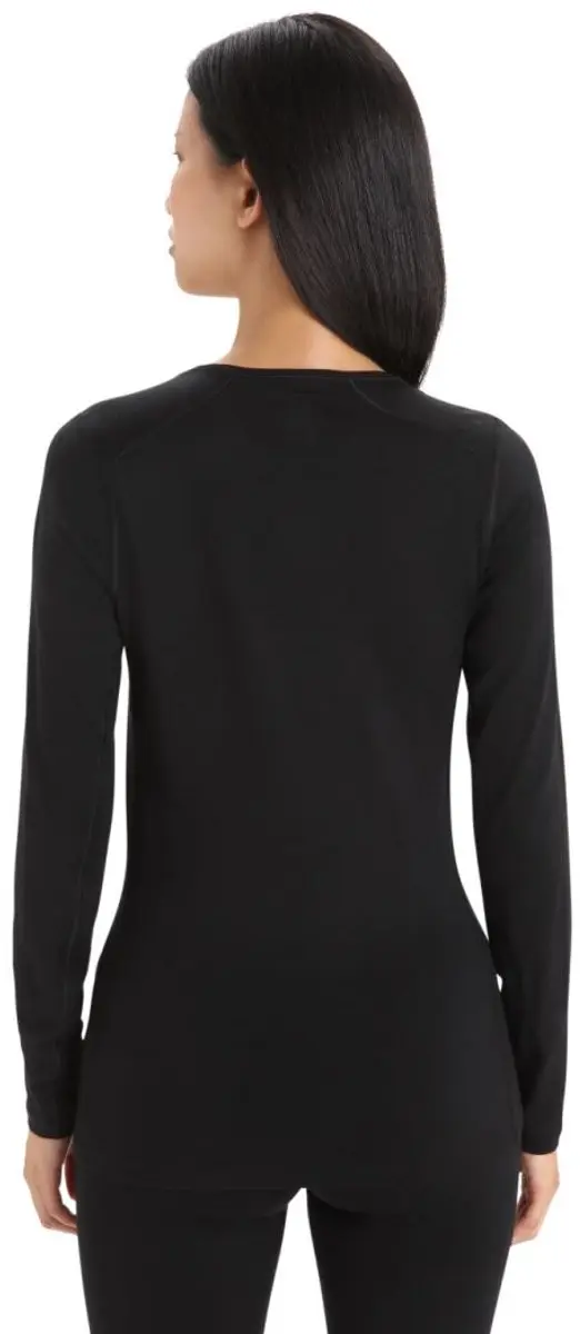 Icebreaker Women’s 200 Oasis LS Scoop - Zwart