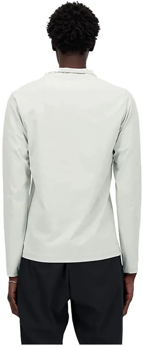 New Balance Space Dye 1/4 Zip Heren Sporttrui - XXL - Atletic Grey - afbeelding 6 van 6