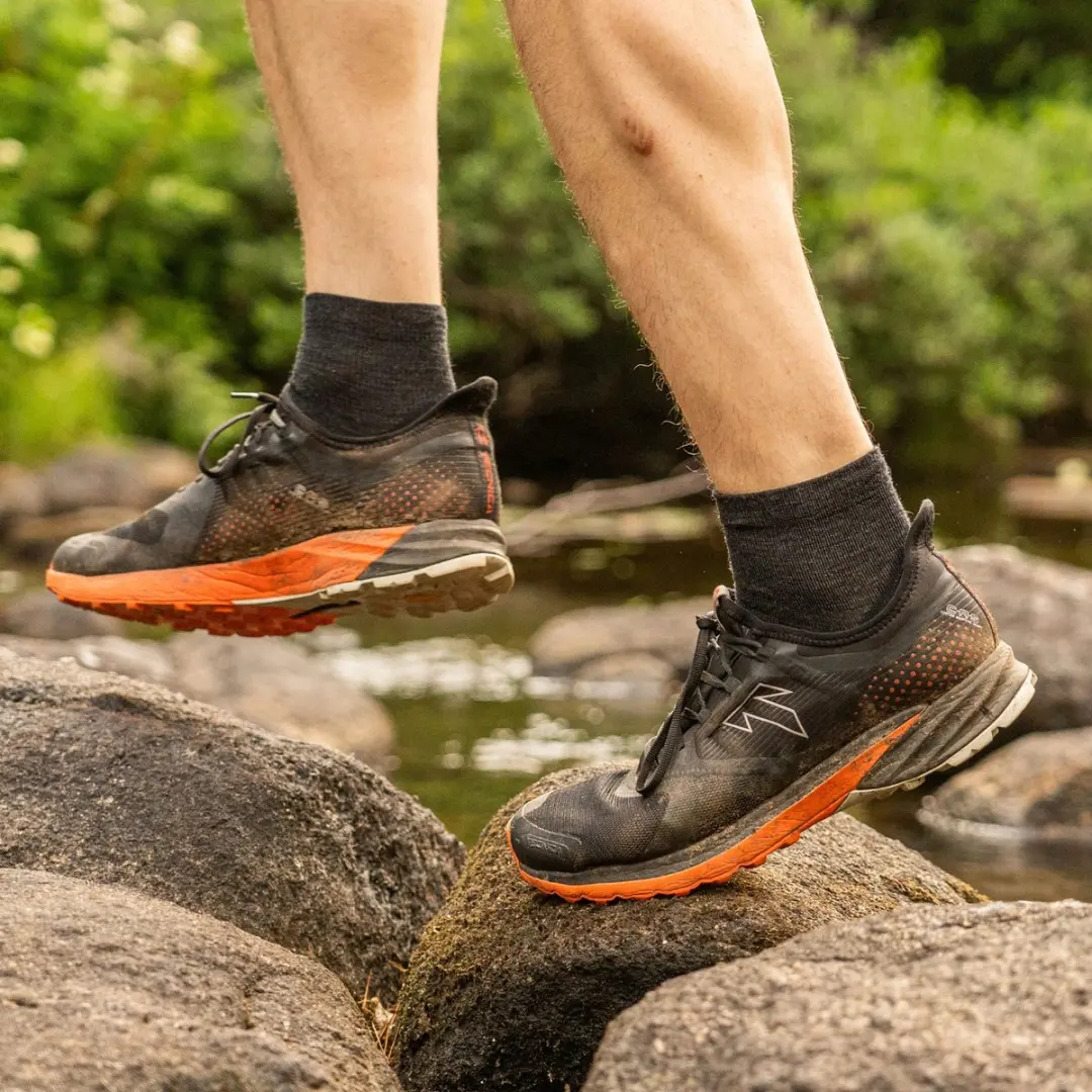 Darn Tough Light Hiker 1/4 Merinowol Sokken - Taupe - 43-45 - afbeelding 4 van 6
