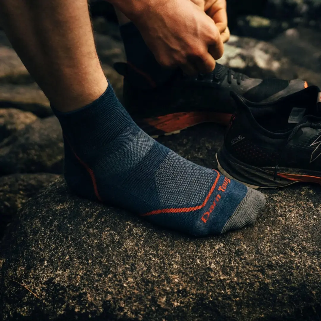 Darn Tough Light Hiker 1/4 Merinowol Sokken - Taupe - 43-45 - afbeelding 6 van 6