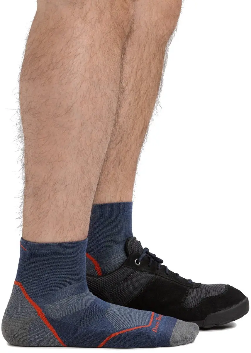 Darn Tough Light Hiker 1/4 Merinowol Sokken - Taupe - 43-45 - afbeelding 2 van 6