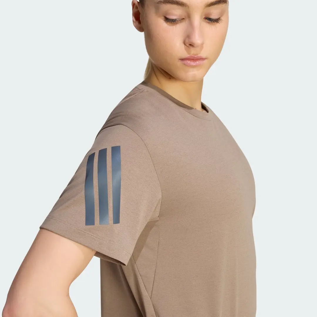 Adidas Performance Adi365 Climacool T-shirt L - Beige - afbeelding 4 van 6