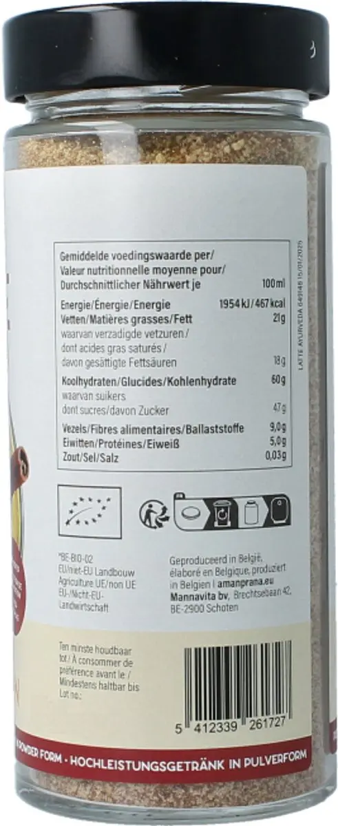 Aman Prana Latte Ayurveda Bio 170g