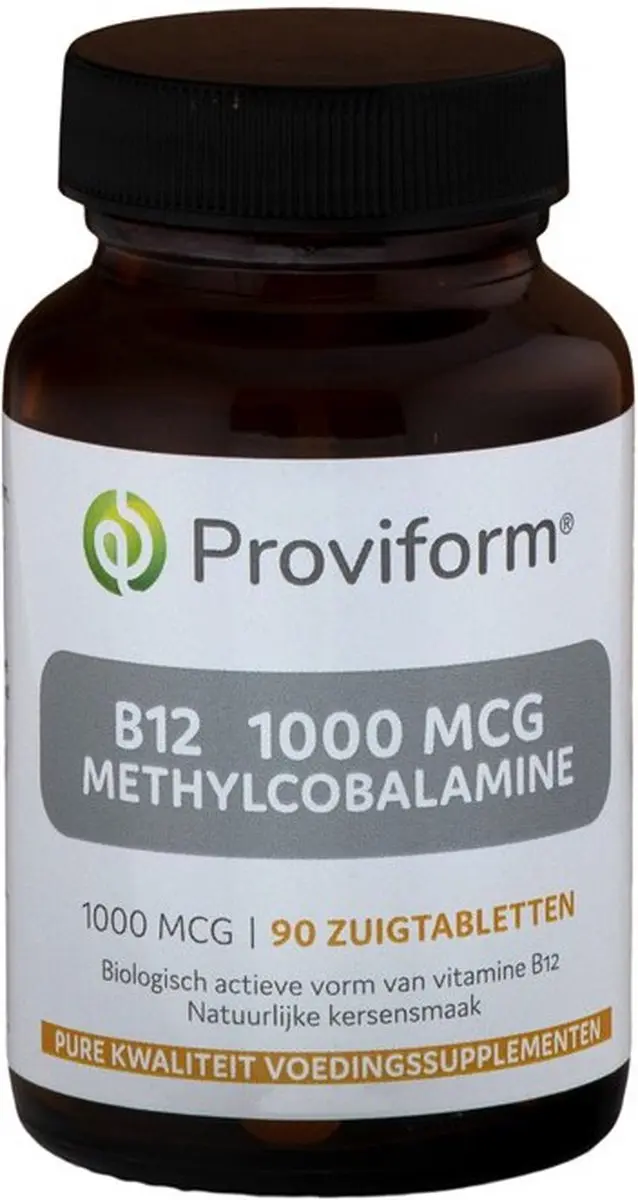 Proviform Vitamine B12 1000mcg Methylcobalamine 90 Zuigtabletten
