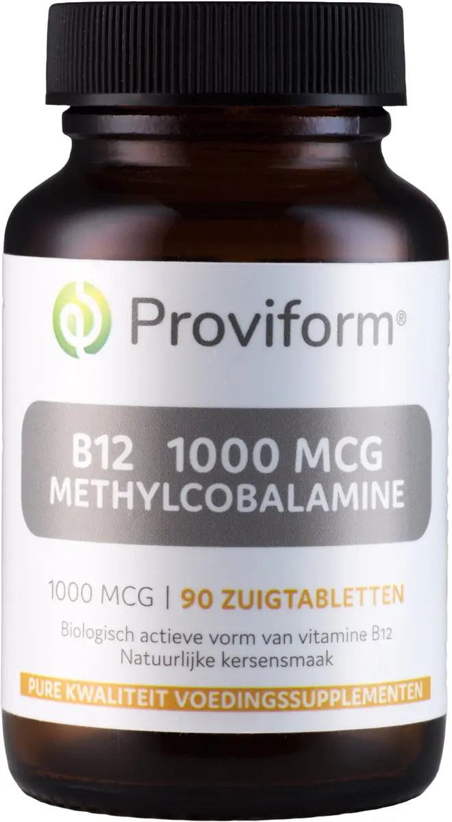 Proviform Vitamine B12 1000mcg Methylcobalamine 90 Zuigtabletten