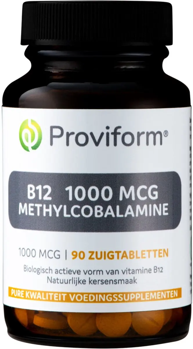 Proviform Vitamine B12 1000mcg Methylcobalamine 90 Zuigtabletten