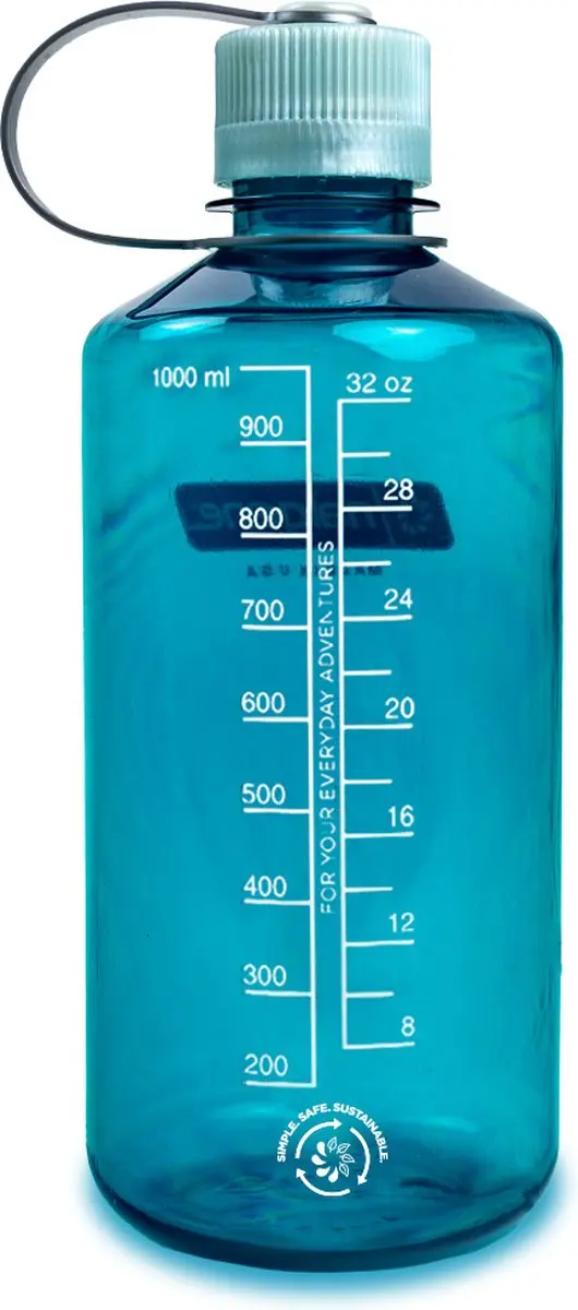 Nalgene Narrow Mouth Tritan Trout Green - 1L - afbeelding 2 van 5