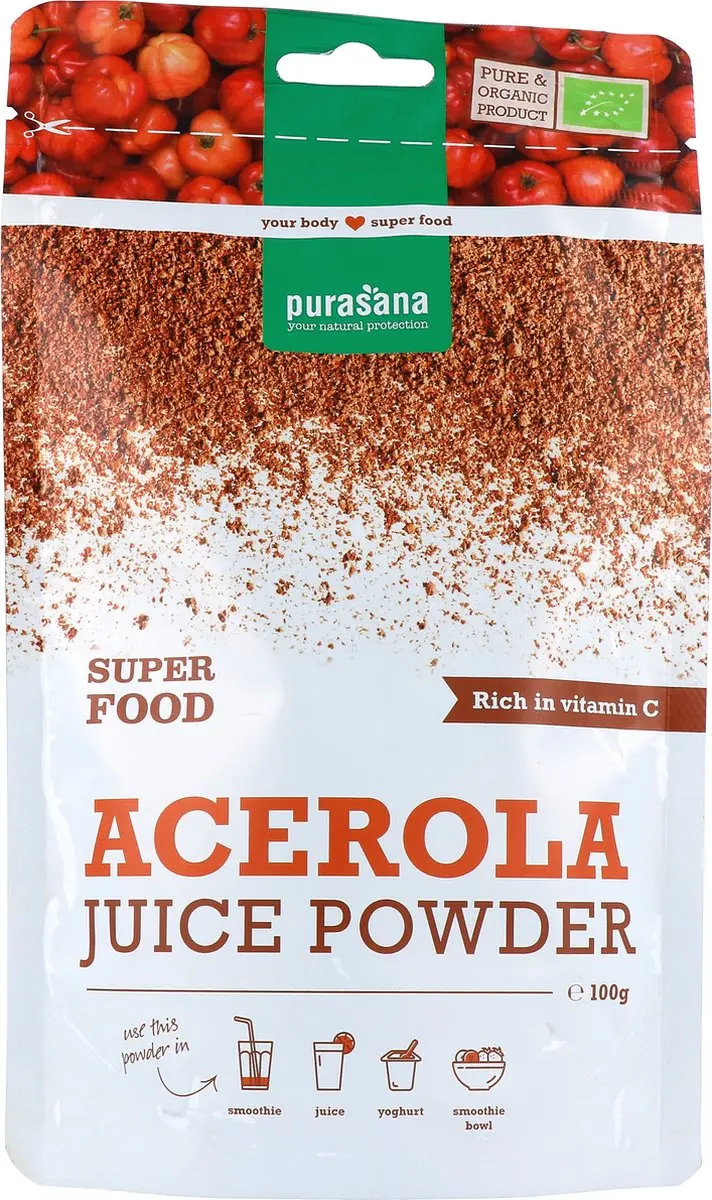 Purasana Acerola Poeder Bio 100g