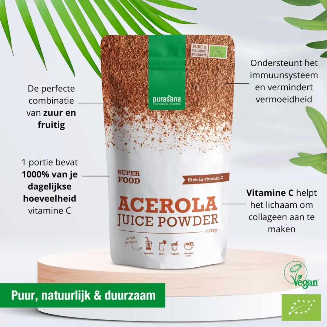 Purasana Acerola Poeder Bio 100g