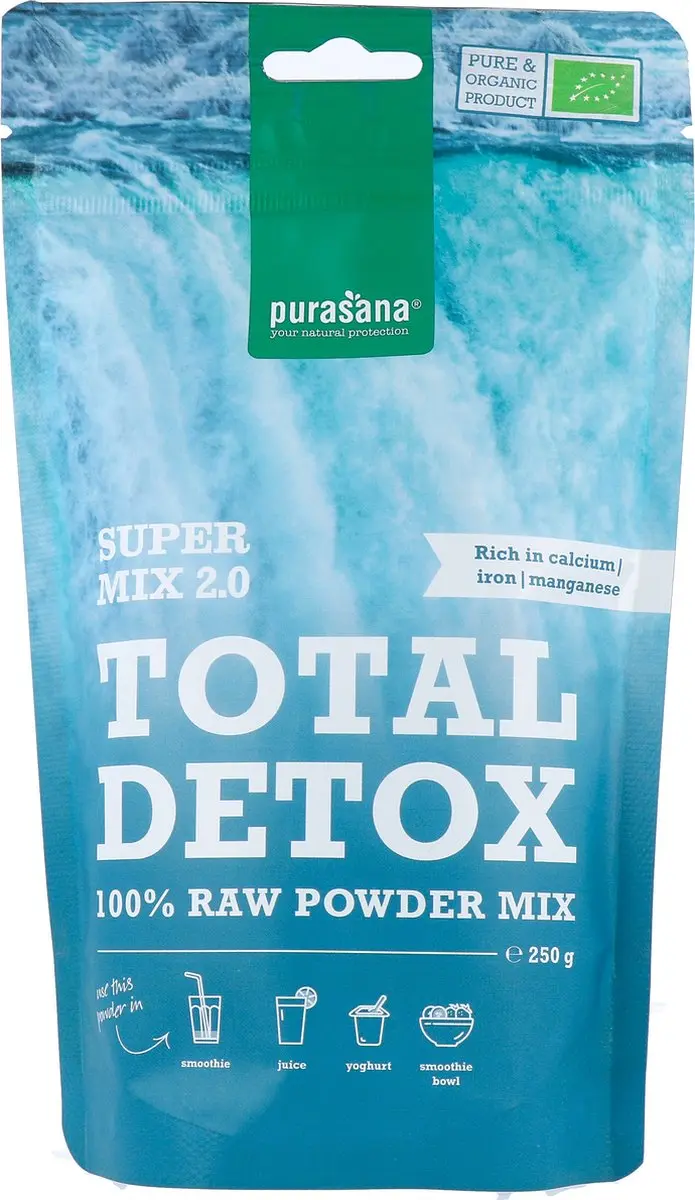 Purasana Total Detox Mix 2.0 Vegan Bio 250g