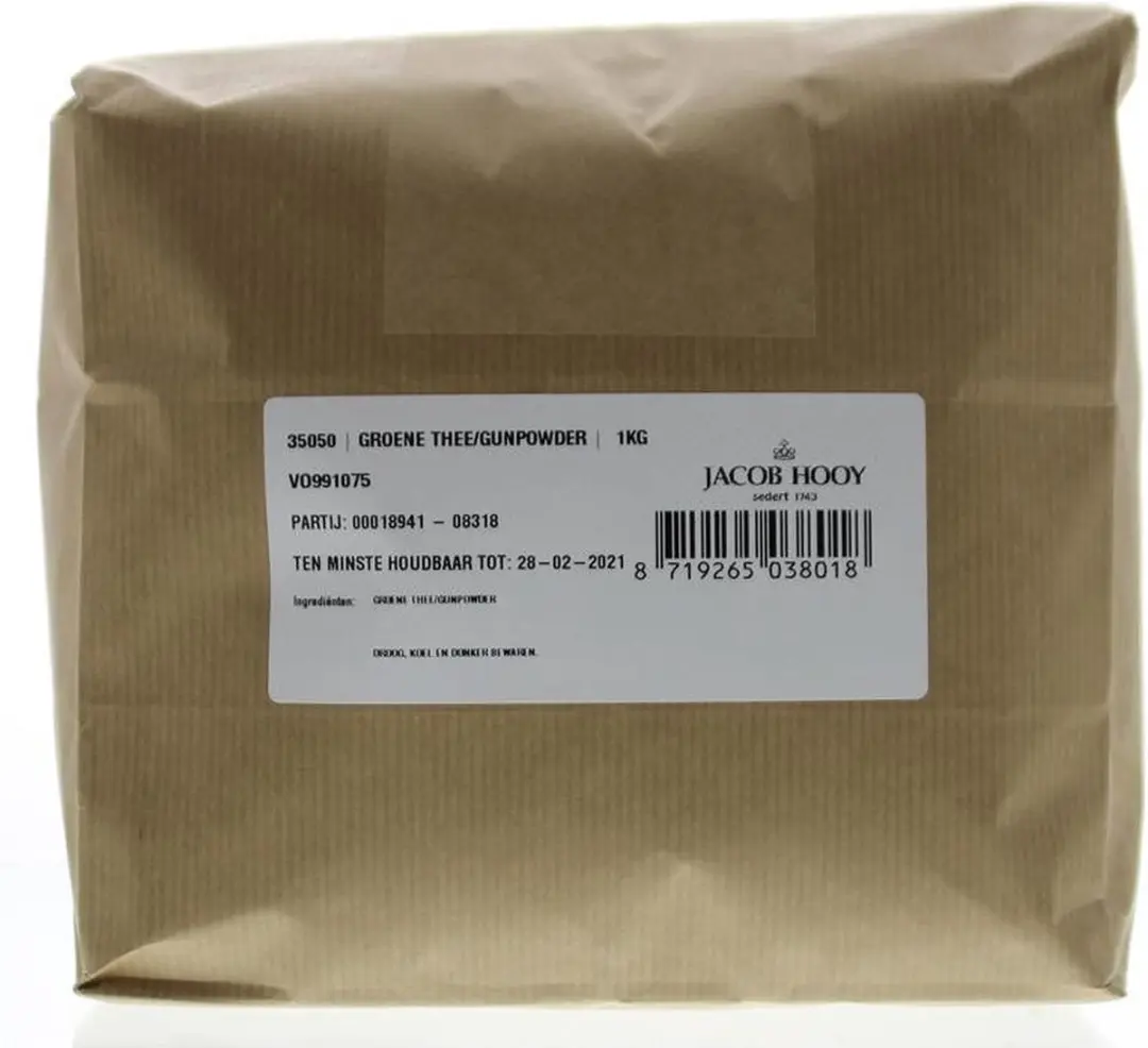 Jacob Hooy Groene Thee Los 1 kg - afbeelding 4 van 6