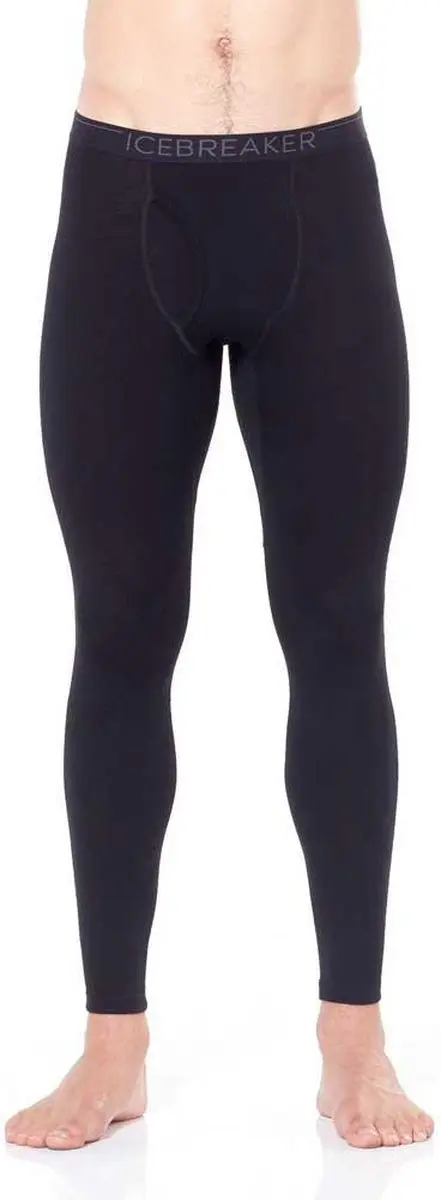 Icebreaker Tech Leggings met fly - M - Zwart