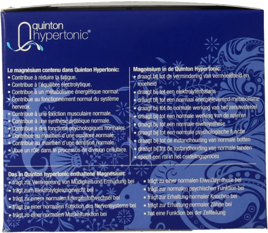 Be-life Quinton Hypertonic Ampullen 300ml - afbeelding 3 van 6