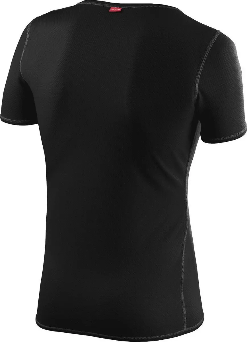 Löffler Sportshirt S/s Transtex Dames - Zwart - XL