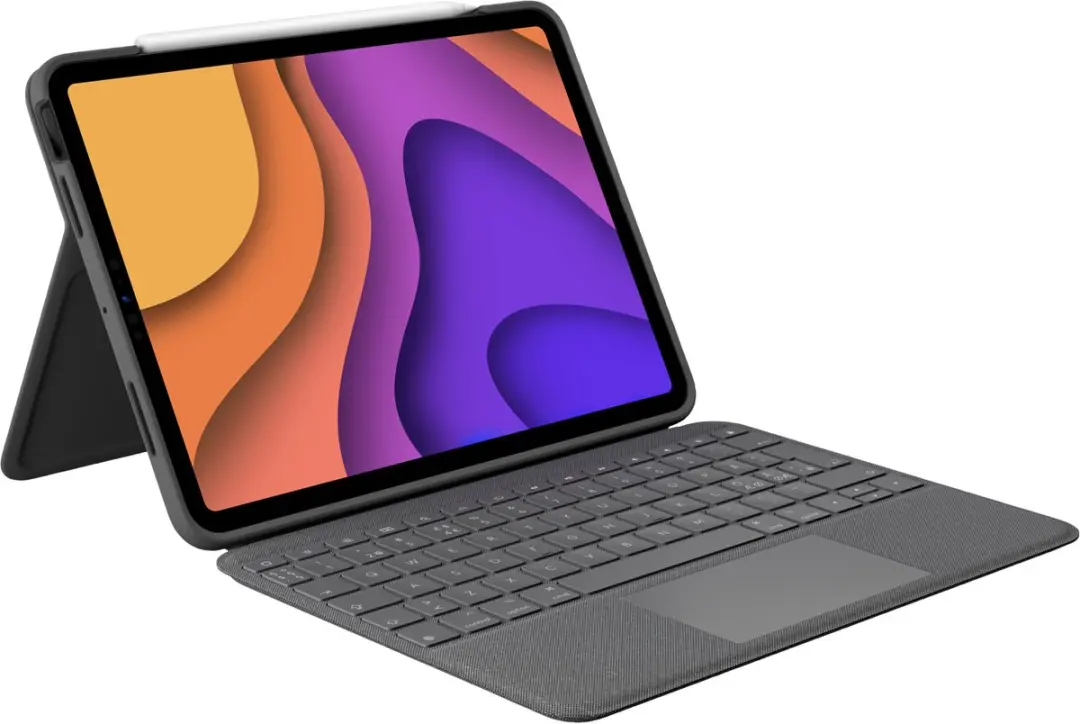Logitech Folio Touch Grijs Smart Connector QWERTY Scandinavisch