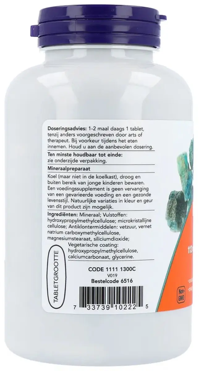 Now Foods Magnesium Malaat 180 tabletten
