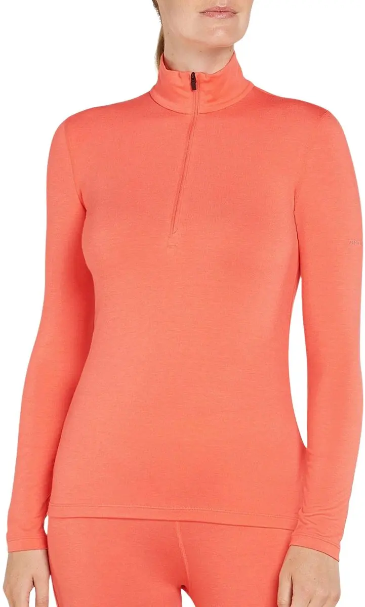Icebreaker Core Heavyweight Half Zip LS Thermoshirt Dames