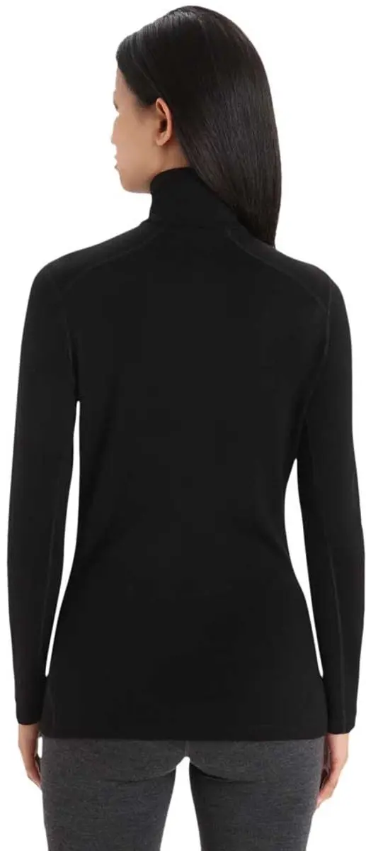 Icebreaker 260 Tech LS Half Zip - Zwart - XL