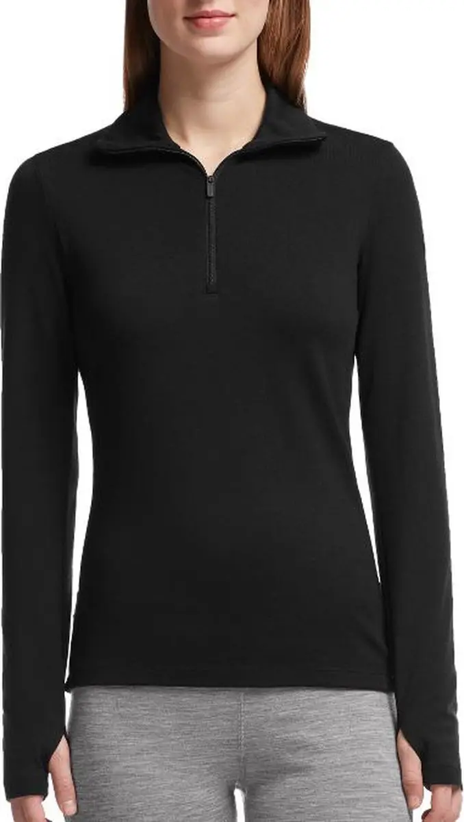 Icebreaker 260 Tech LS Half Zip - Zwart - XL - afbeelding 6 van 6
