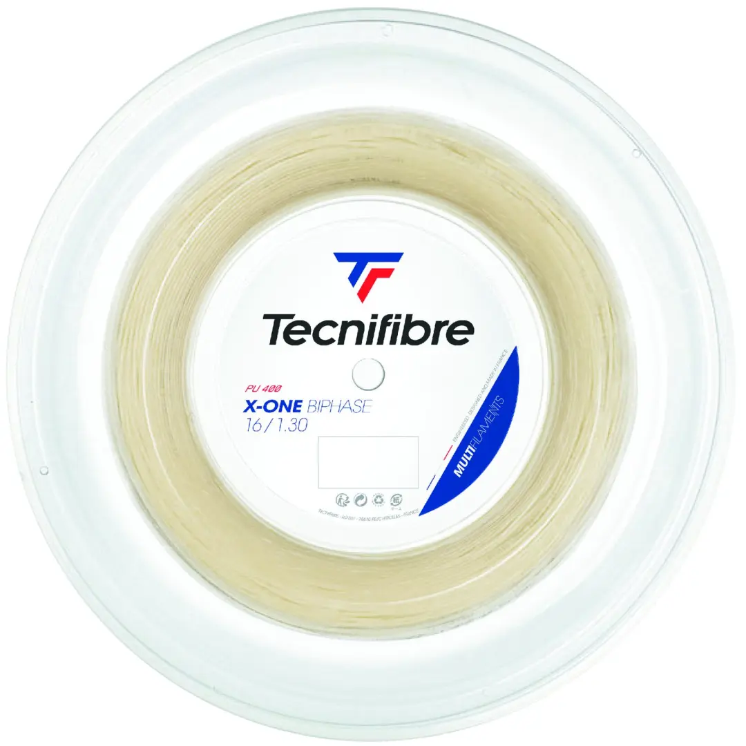 Tecnifibre X-One Biphase 01RXO130XN Tennissnaar 1.30mm - 200m - Naturel - afbeelding 2 van 3