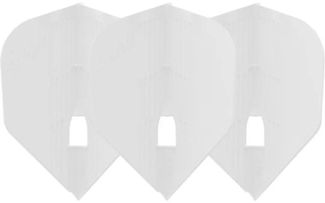 L-Style Champagne Flight Kami L3 Shape White - Dart Flights