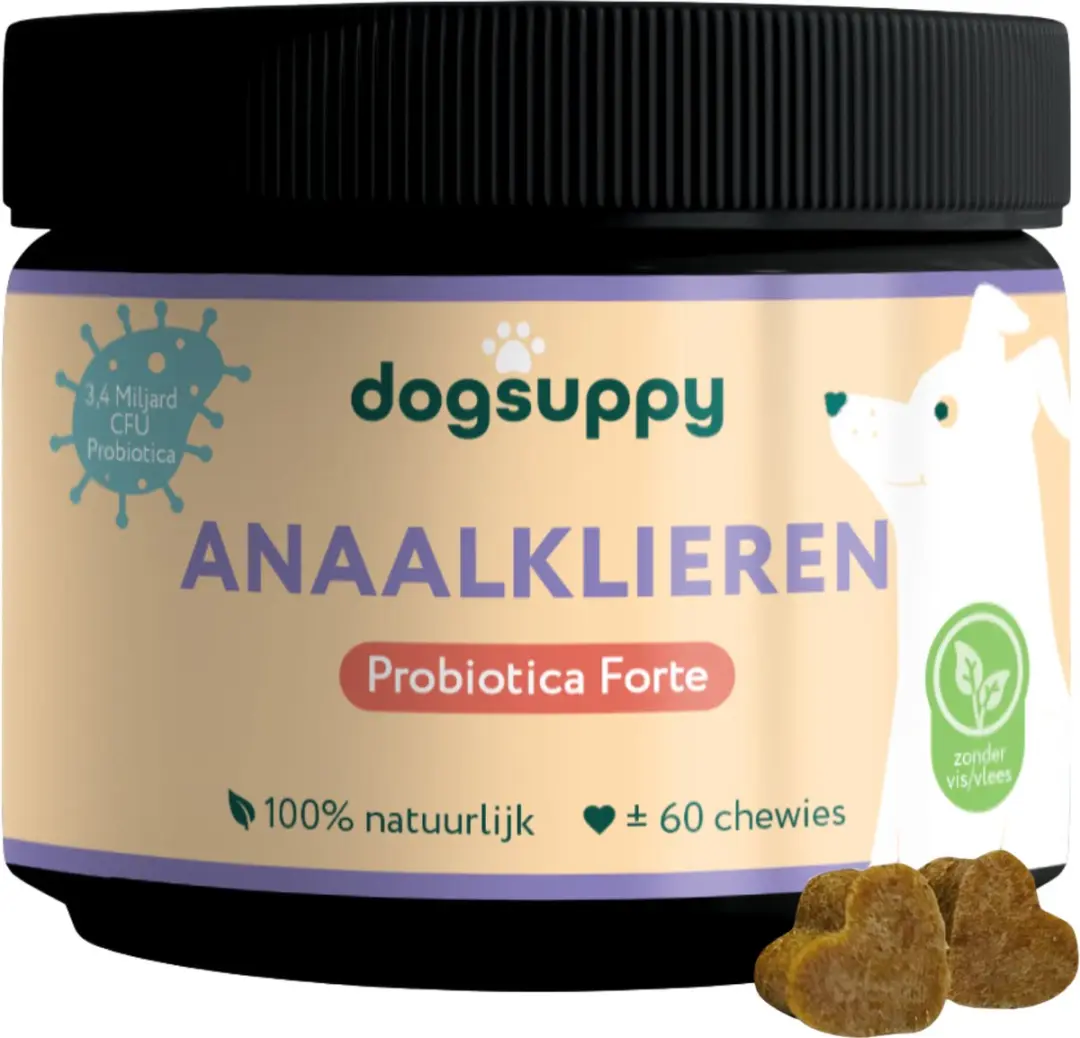 Anaalklieren Probiotica Forte Honden 60 Snoepjes