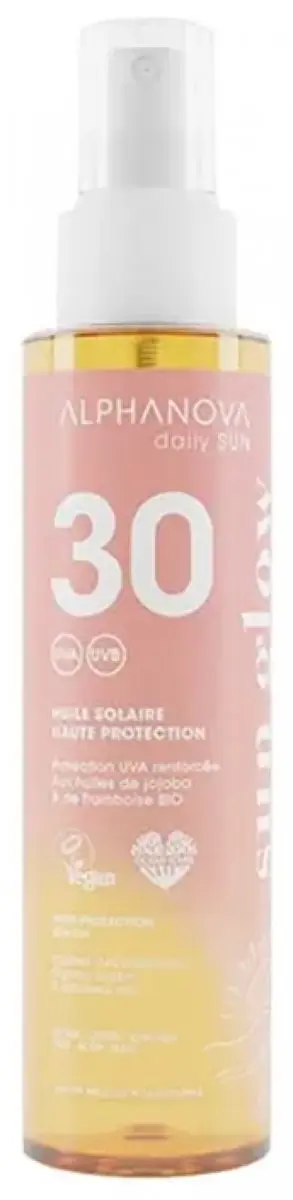 Alphanova Sun Protective sun oil sun glow SPF30 125 Milliliter
