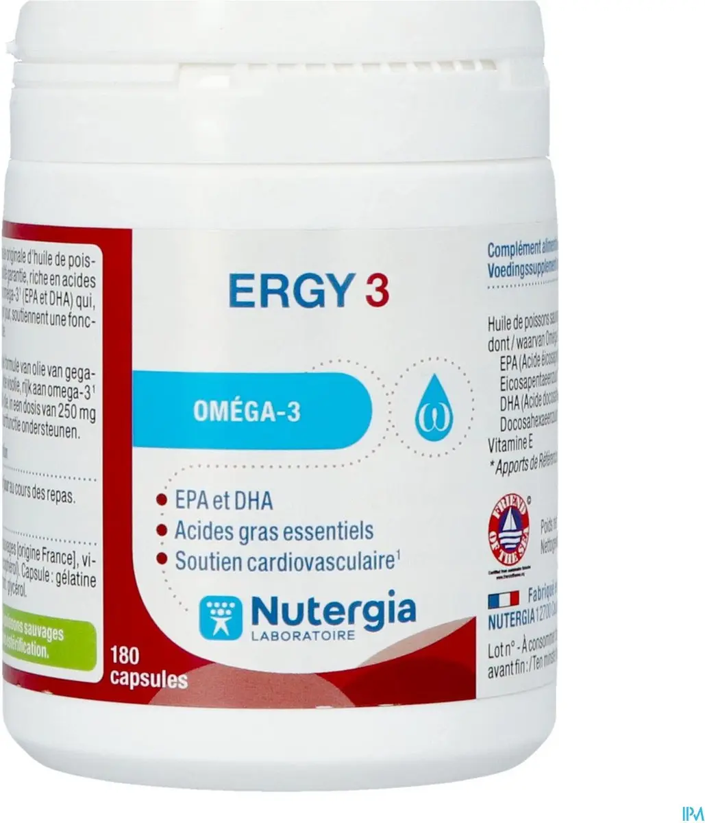 Ergy 3 Capsules - 180 Stuks - afbeelding 5 van 5