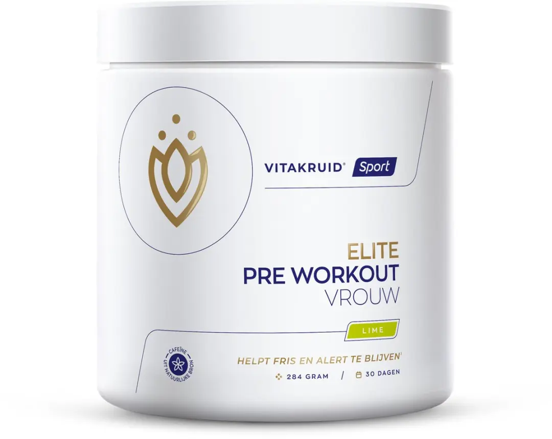 Vitakruid Elite Pre-Workout Vrouw 284g - afbeelding 6 van 6