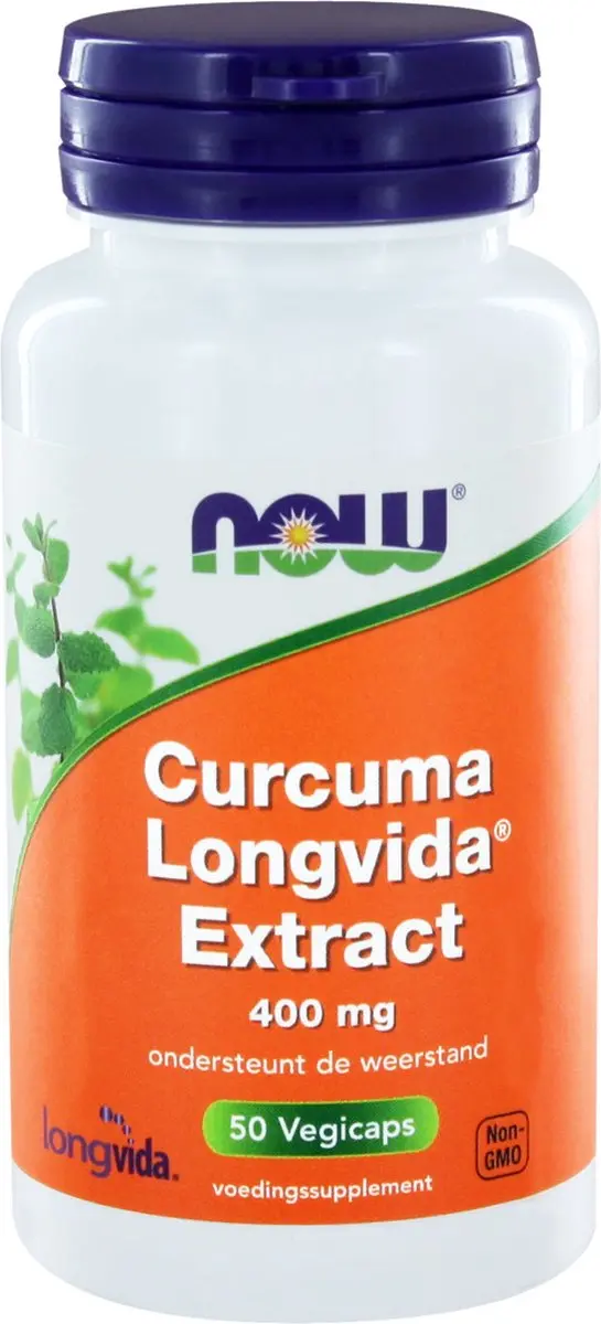 Now Foods Curcuma Longvida Extract 400mg - 50 Vegicaps