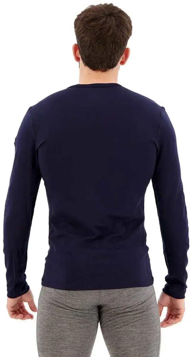 Icebreaker Mens 260 Tech LS Crewe IB1043714011 - Thermokleding S - Midnight Navy