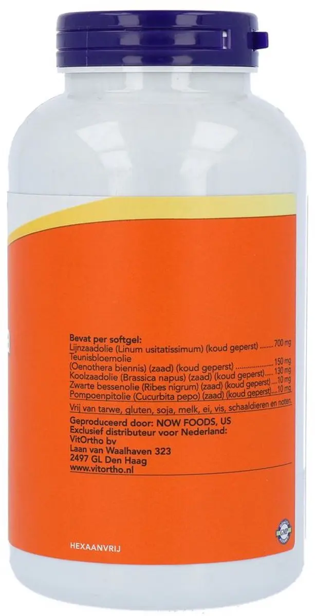 Now Foods Omega 3-6-9 1000mg - 250 Capsules - afbeelding 3 van 6