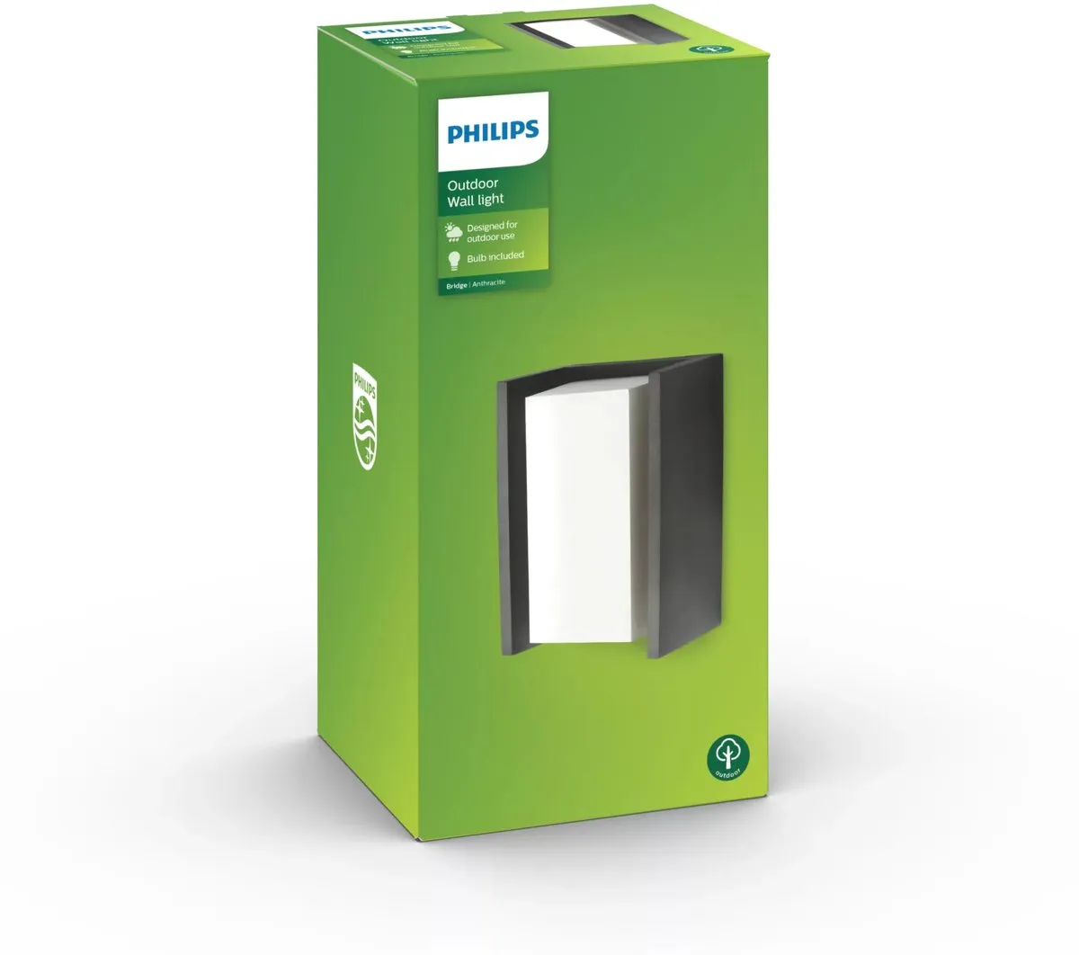 Philips LED Bridge Buitenwandlamp Antraciet