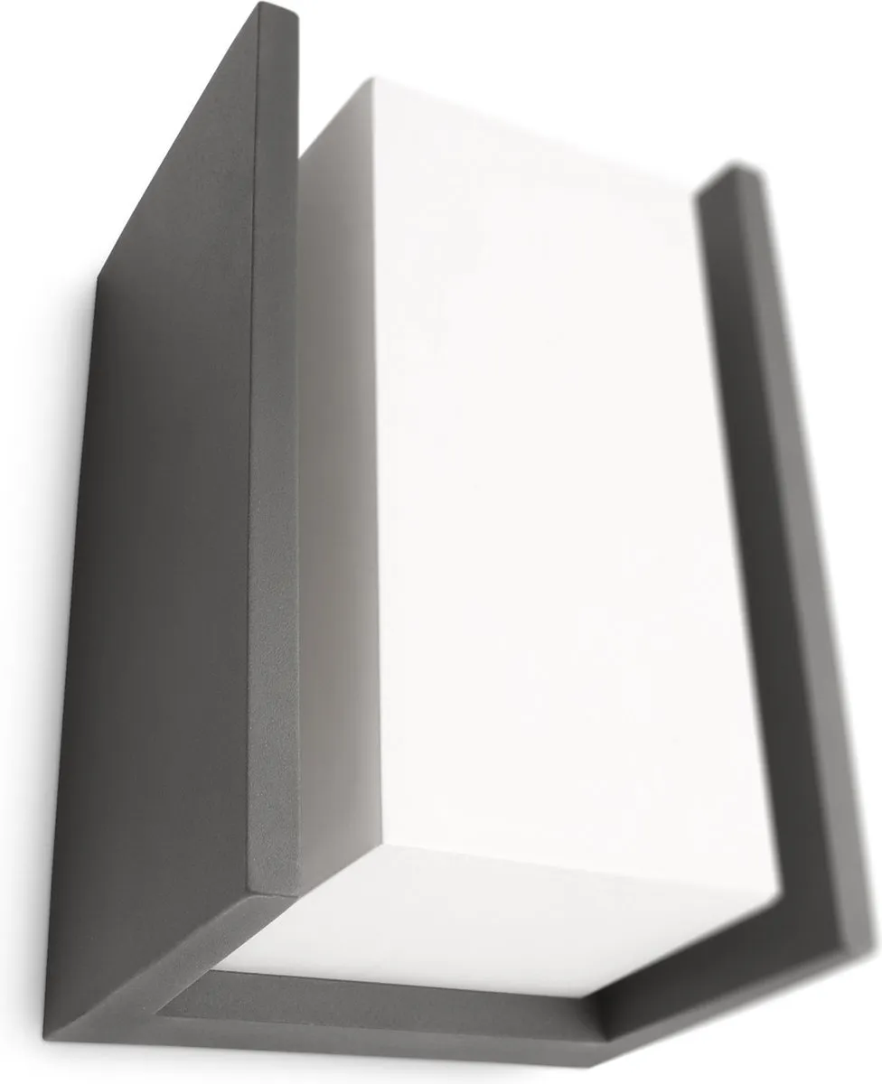 Philips LED Bridge Buitenwandlamp Antraciet