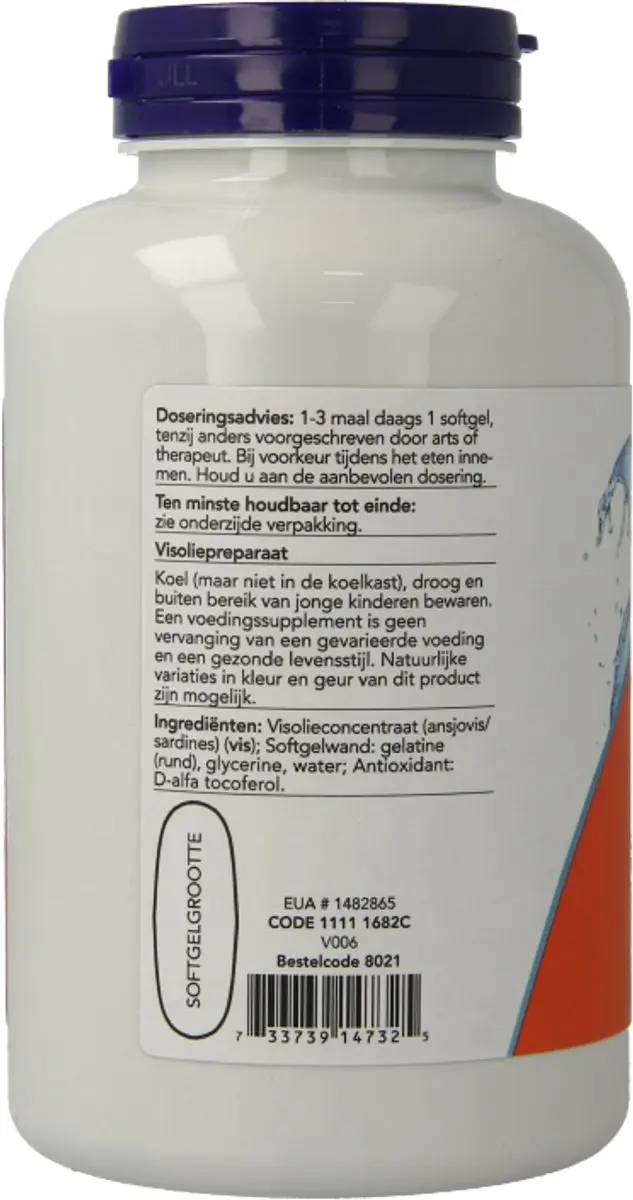 Now Foods Omega-3 Plus 120 Softgels - 360mg EPA/240mg DHA