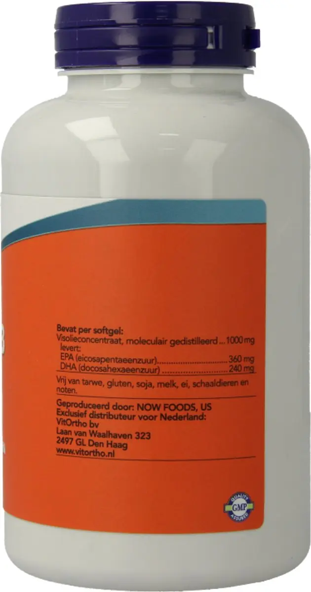 Now Foods Omega-3 Plus 120 Softgels - 360mg EPA/240mg DHA