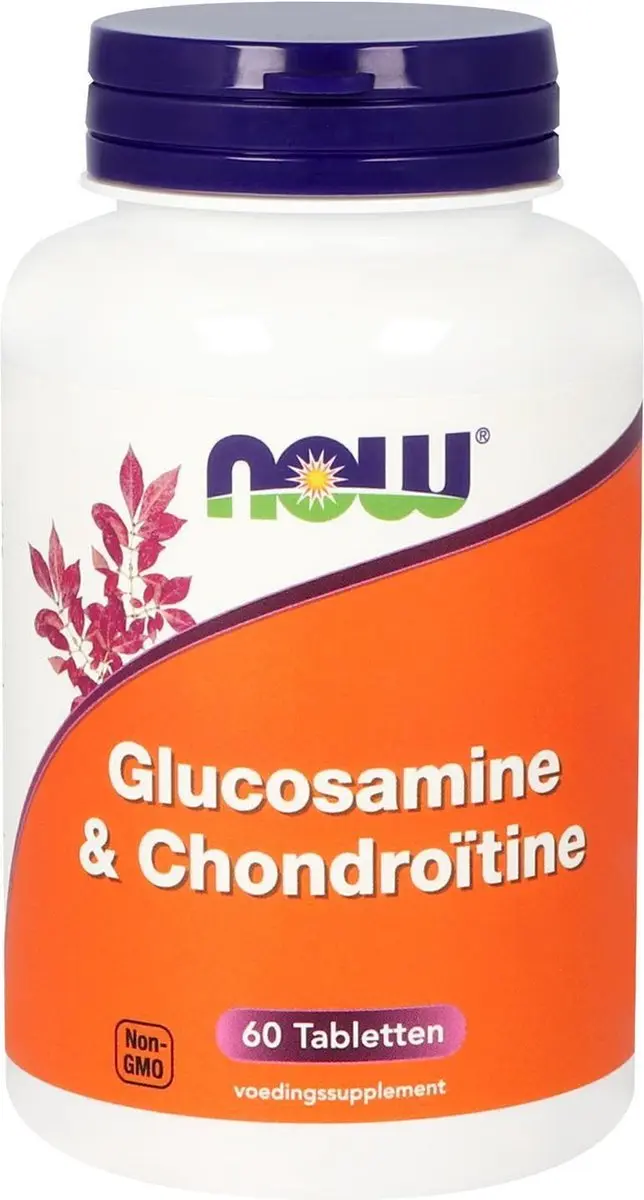 Now Foods Glucosamine & Chondroïtine 60 Tabletten - afbeelding 3 van 3
